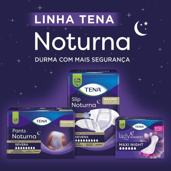 Tena Slip Noturna, Fralda Geriátrica para Incontinência Urinária, G - 16 unidades - Image 5