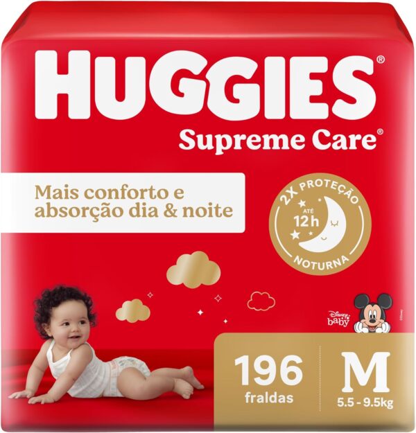 Huggies, Fralda Supreme Care, G, 160 fraldas